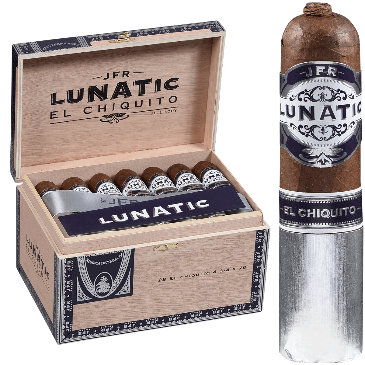 JFR Lunatic Maduro El Chiquito 4.75*70