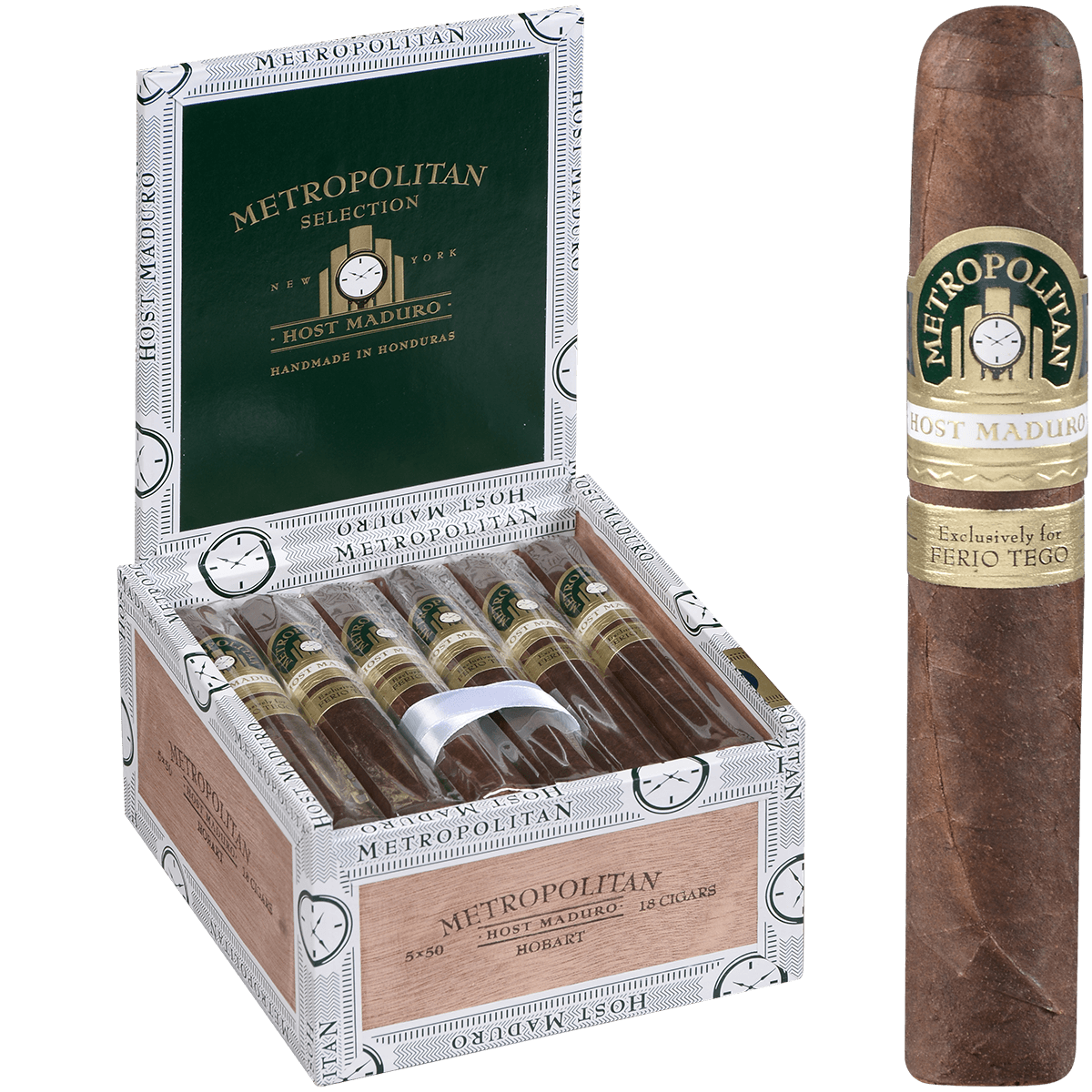 Metropolitan Host Hobart Maduro Robusto 5.00*50