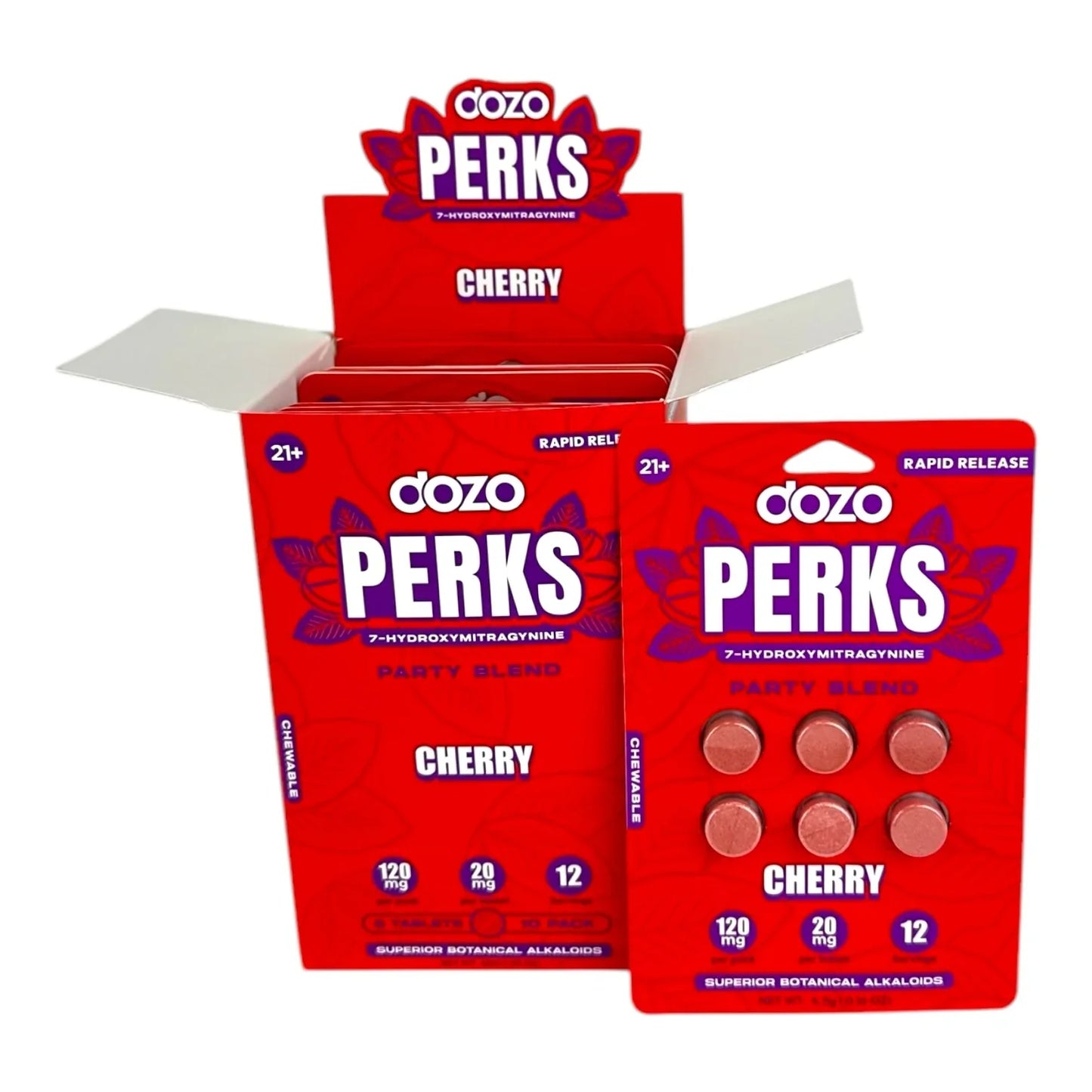 Dozo Perks 7 Hydroxy (6ct) 20mg Per Tab (120mg Per Pack)