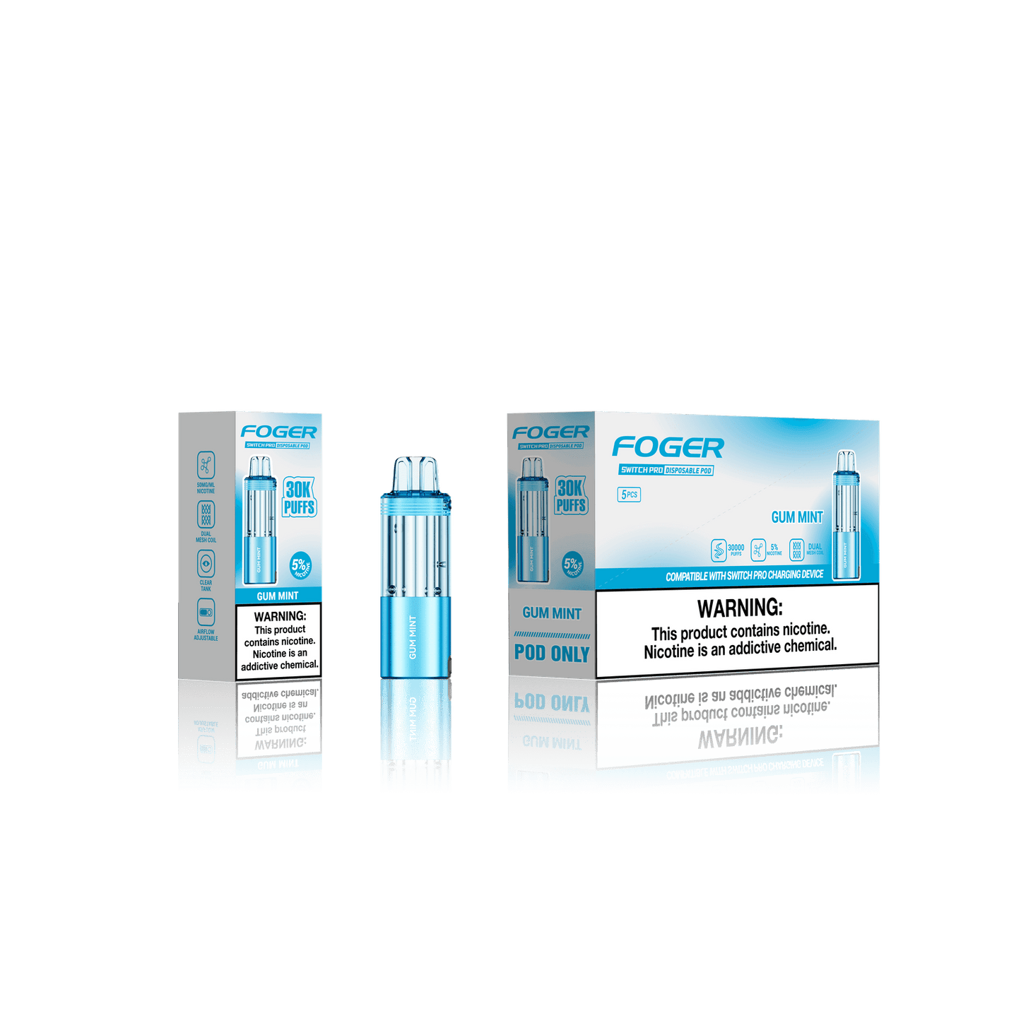 Foger 30K PODS | 5ct Box |