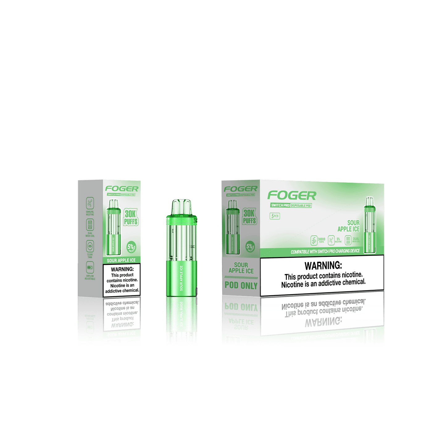 Foger 30K PODS | 5ct Box |