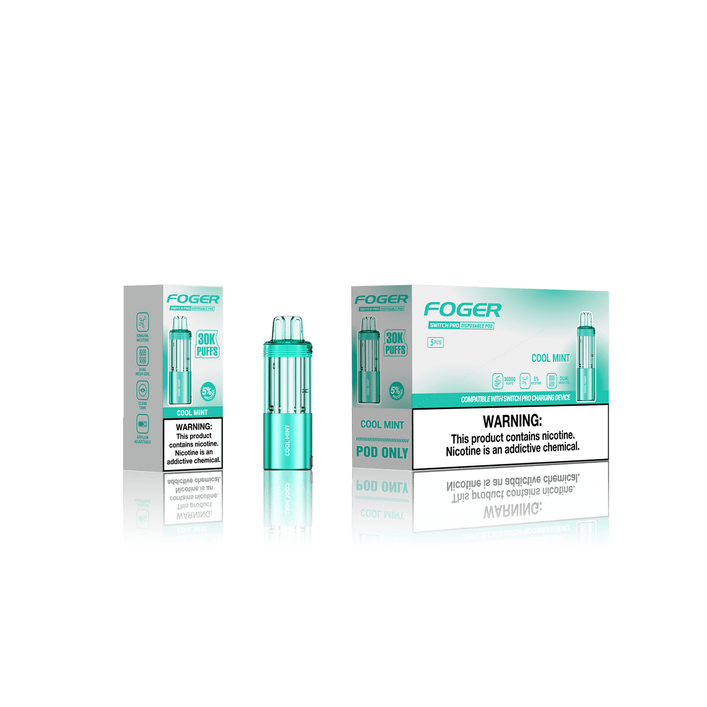 Foger 30K PODS | 5ct Box |