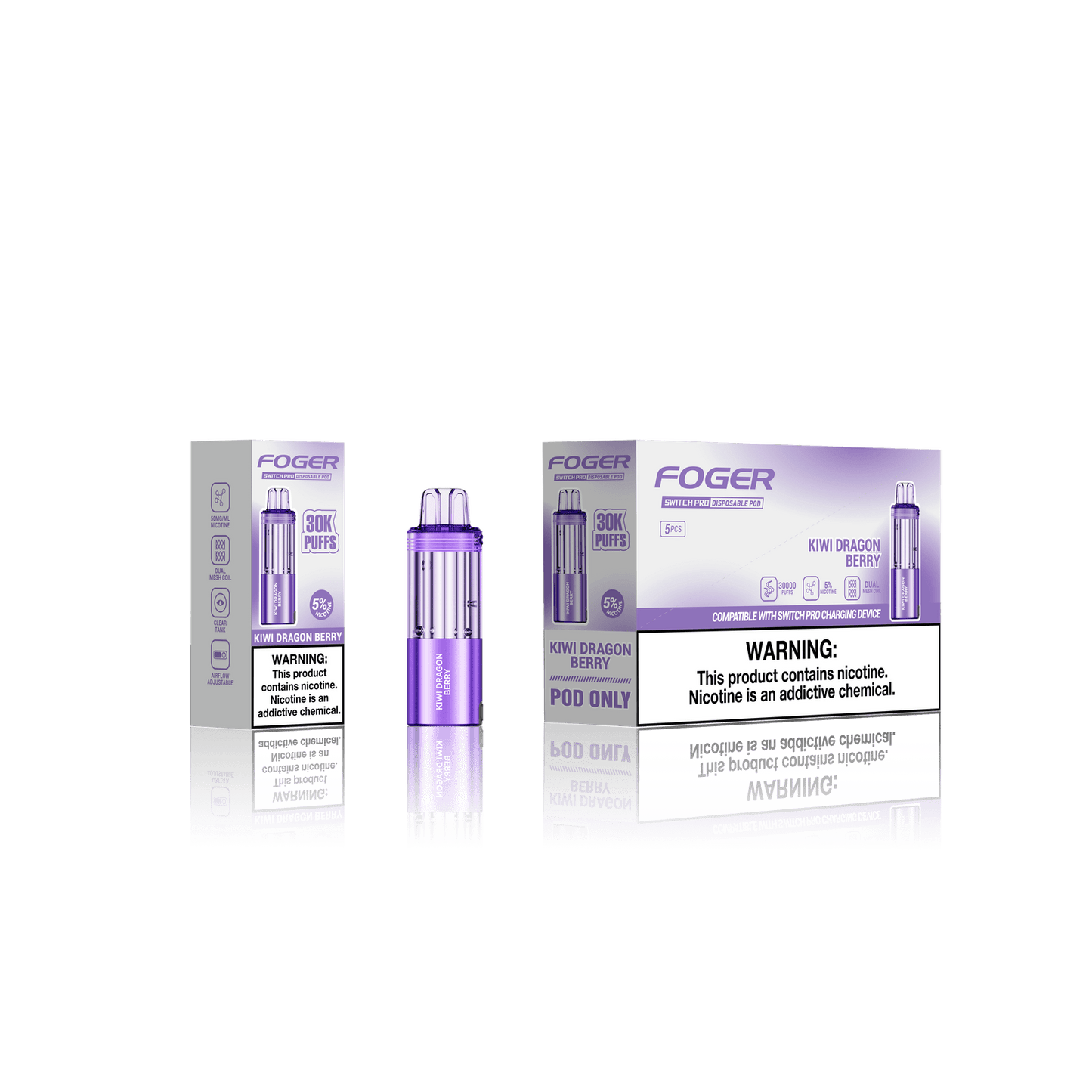 Foger 30K PODS | 5ct Box |