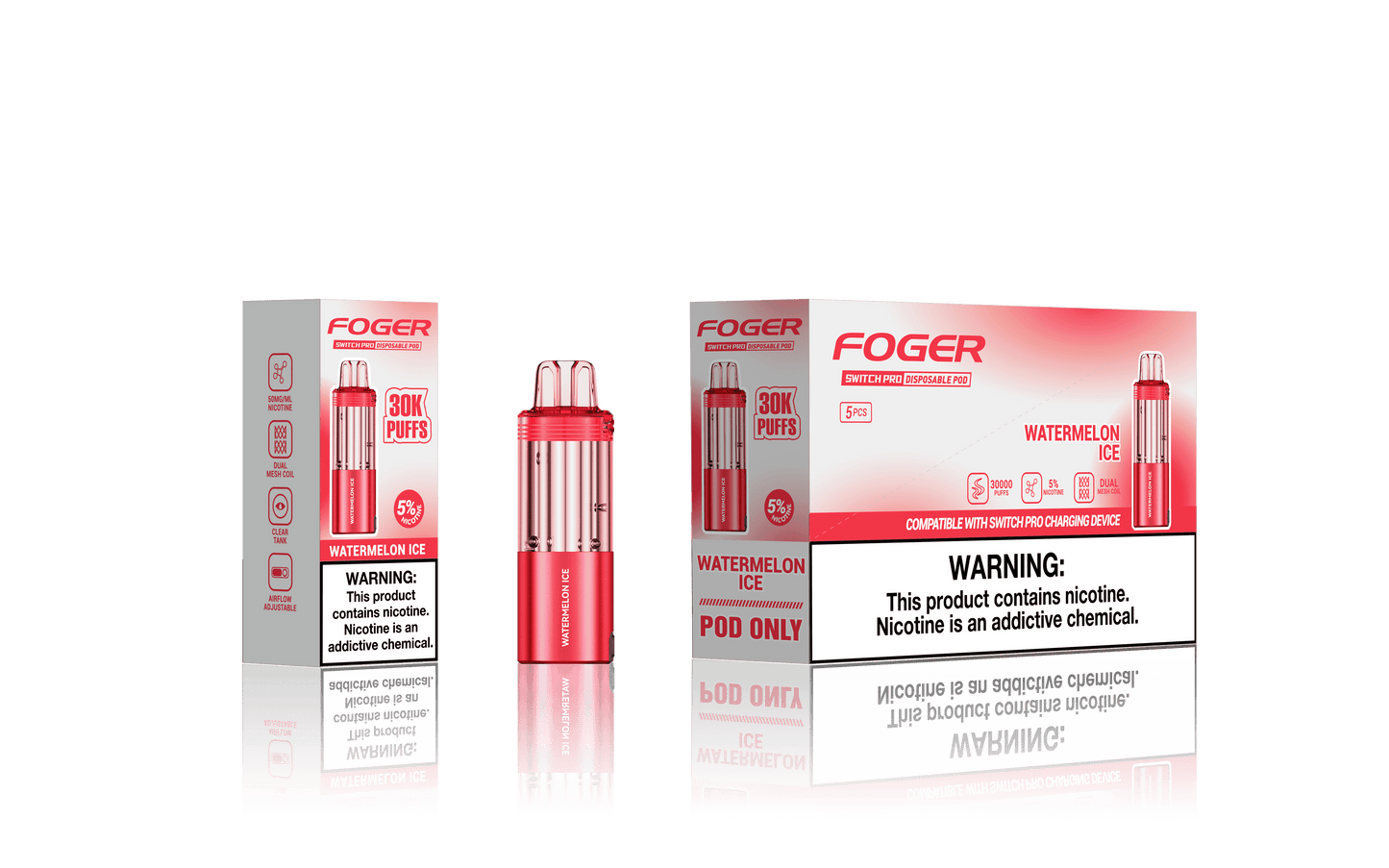 Foger 30K PODS | 5ct Box |