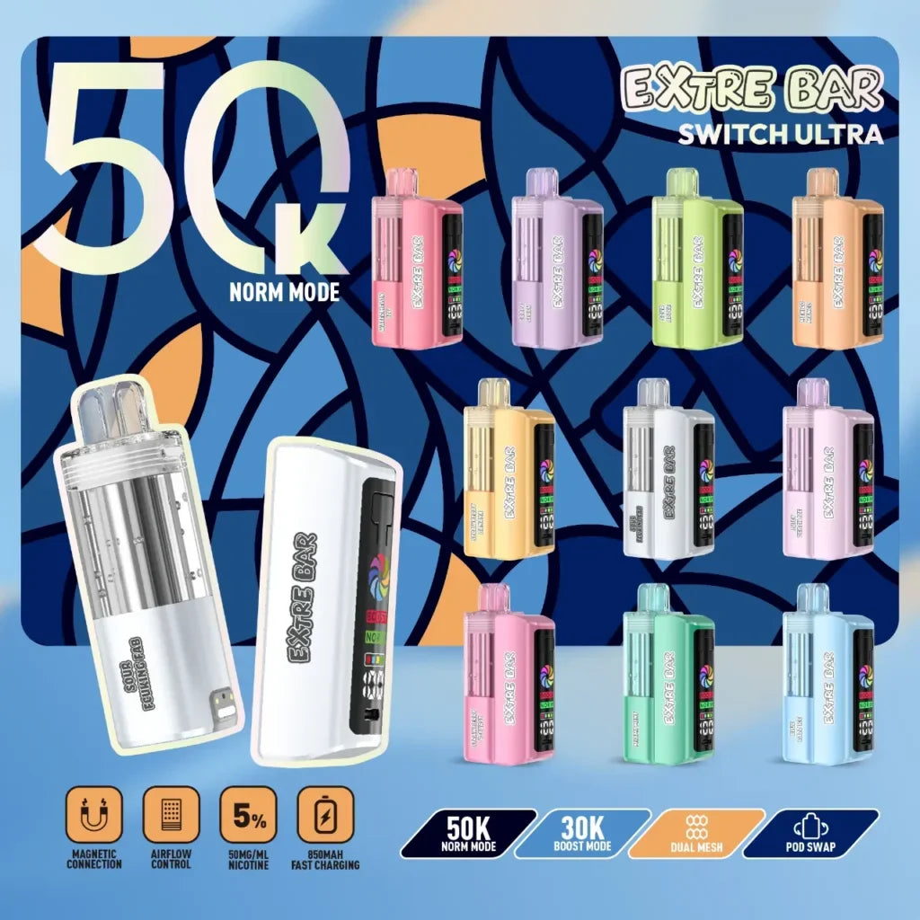 Extre Bar Switch Ultra Disposable Kit 50K Puffs