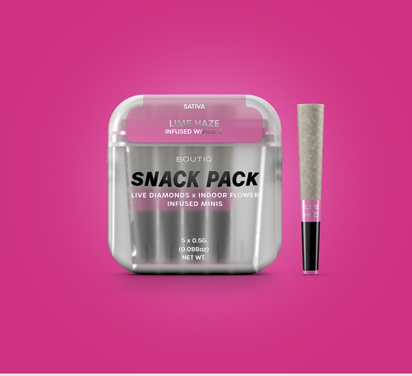 Boutiq Snack Pack Pre Roll Live Diamonds | 2.5Gram | 5ct