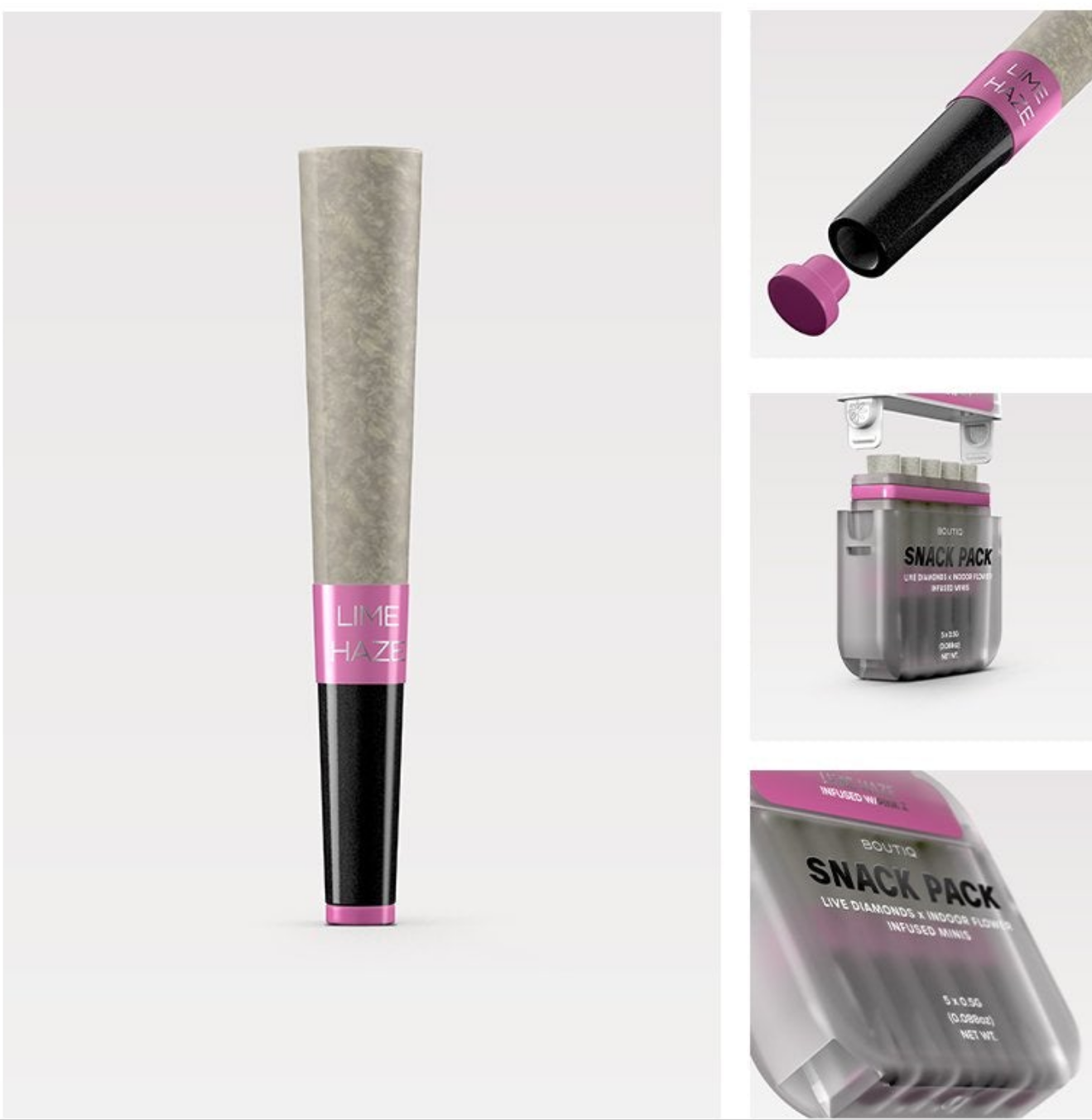 Boutiq Snack Pack Pre Roll Live Diamonds | 2.5Gram | 5ct